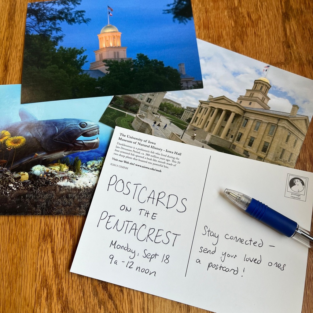 Postcards on the Pentacrest promotional image